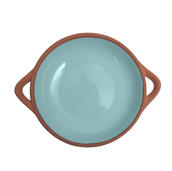 Dexam Sintra Small Glazed Terracotta Tapas Dish - Duck Egg